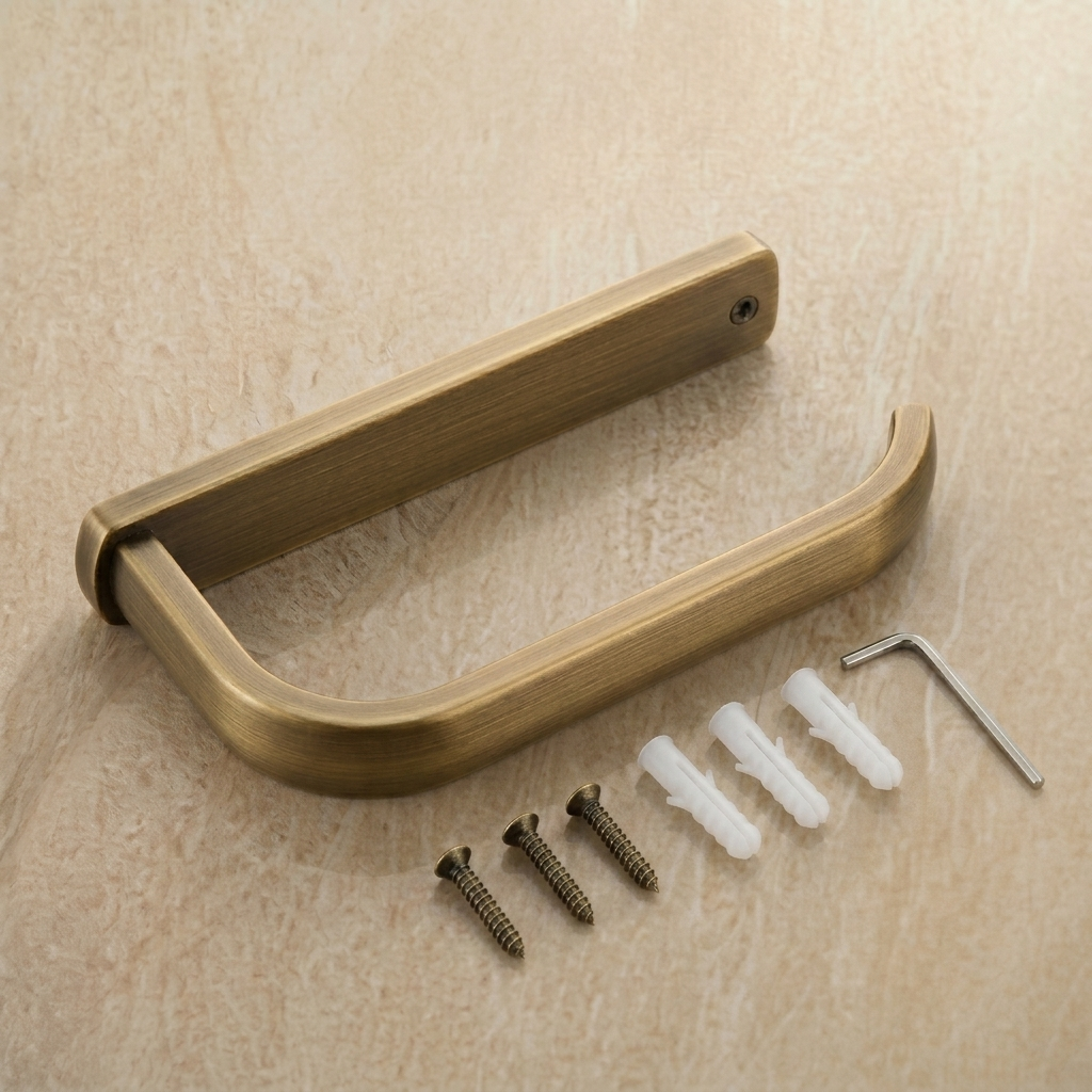 Porte-papier toilette mural - Laiton brossé MaisonBrass
