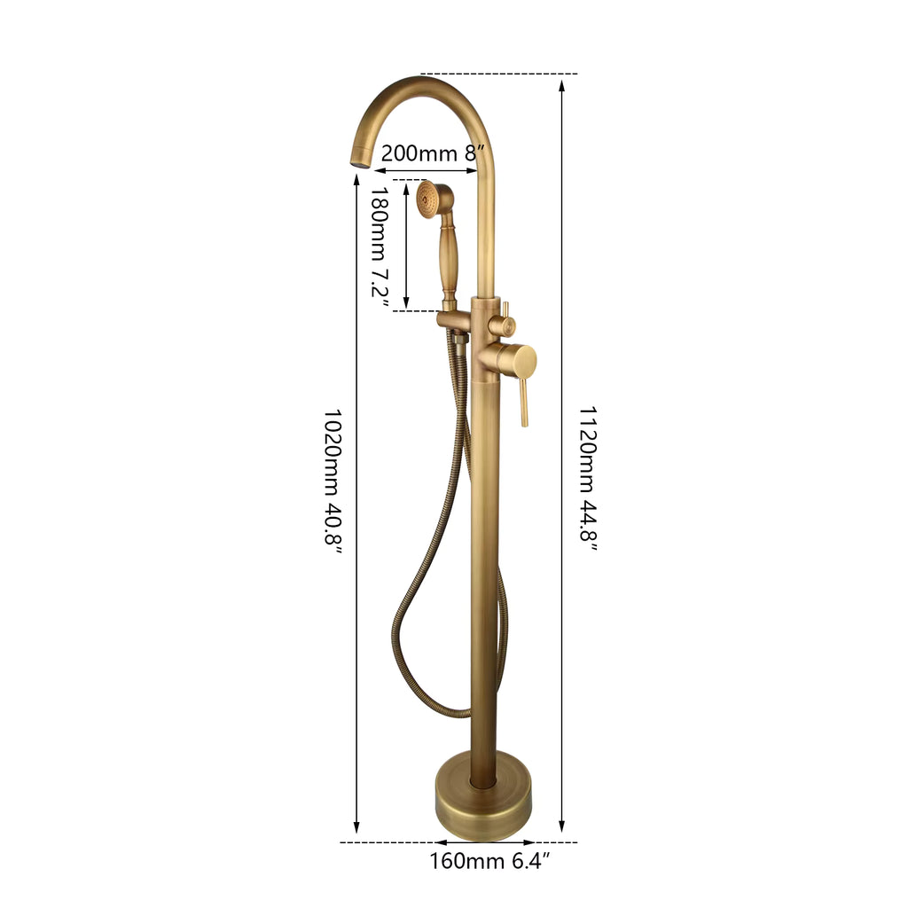 Mitigeur îlot pour baignoire MaisonBrass