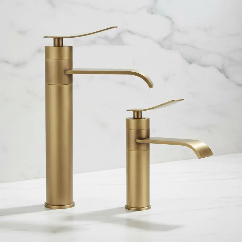 Robinet Cascade en Laiton Brossé MaisonBrass