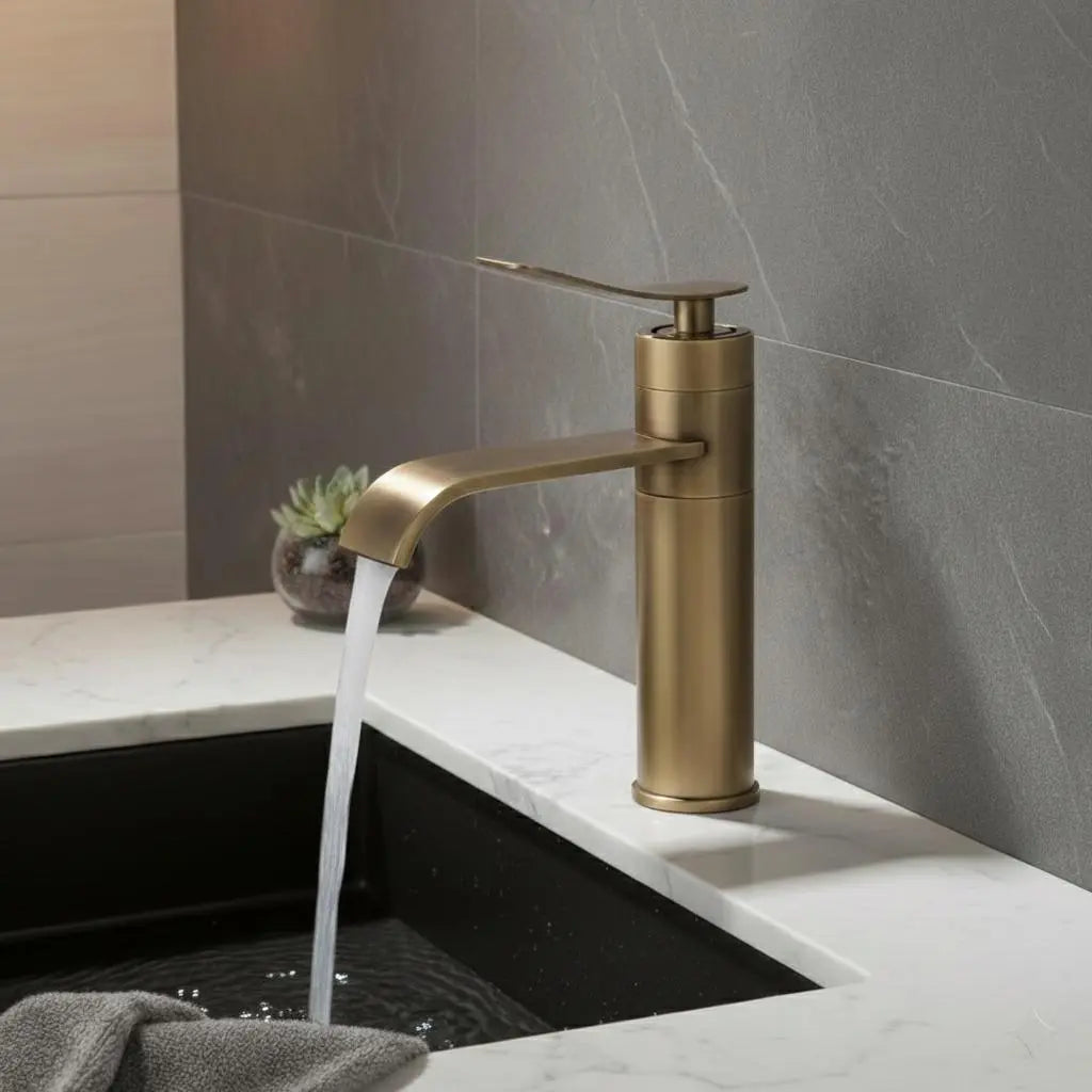 Robinet Cascade en Laiton Brossé MaisonBrass