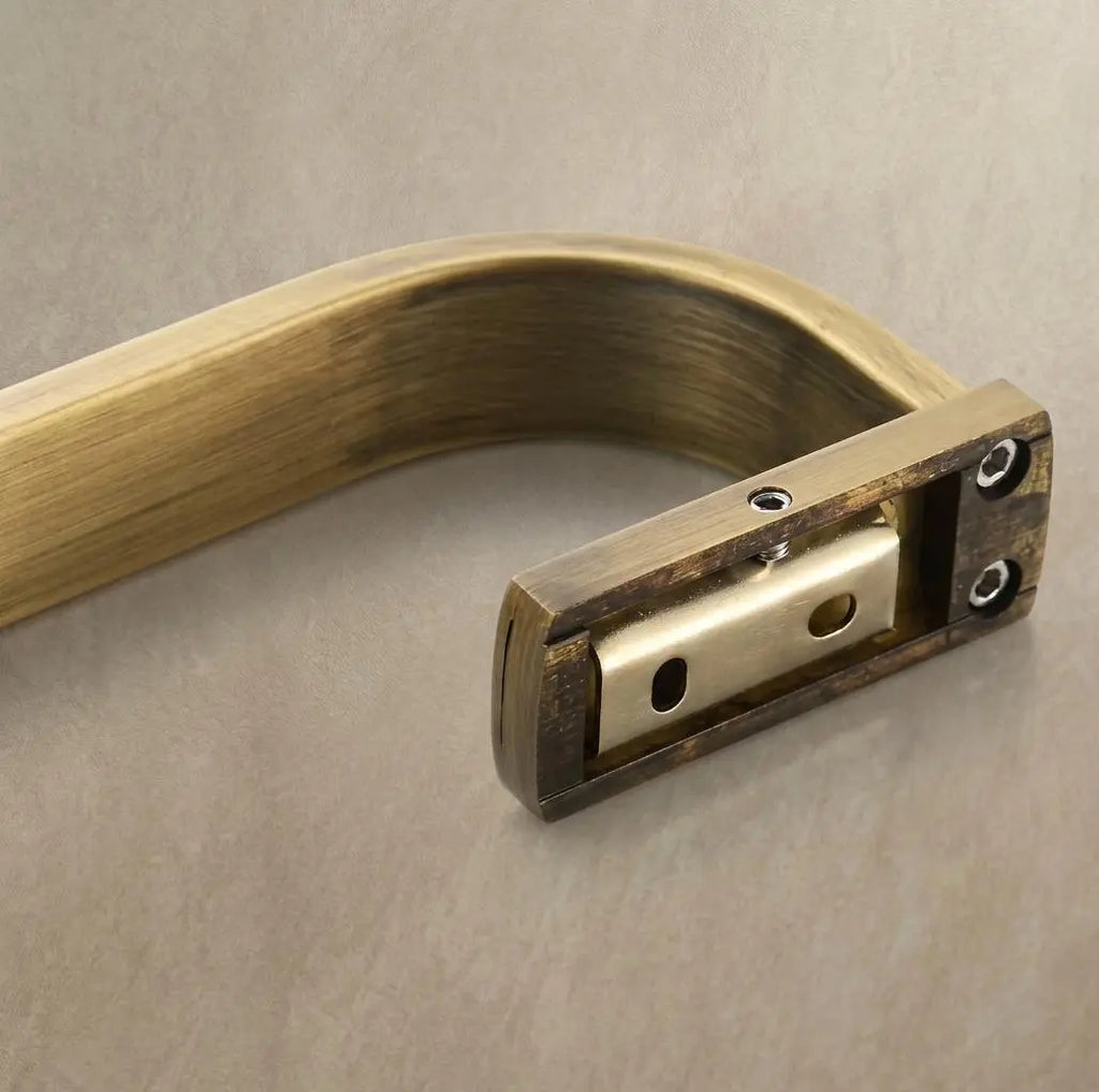 Grande barre porte-serviette - Laiton brossé MaisonBrass