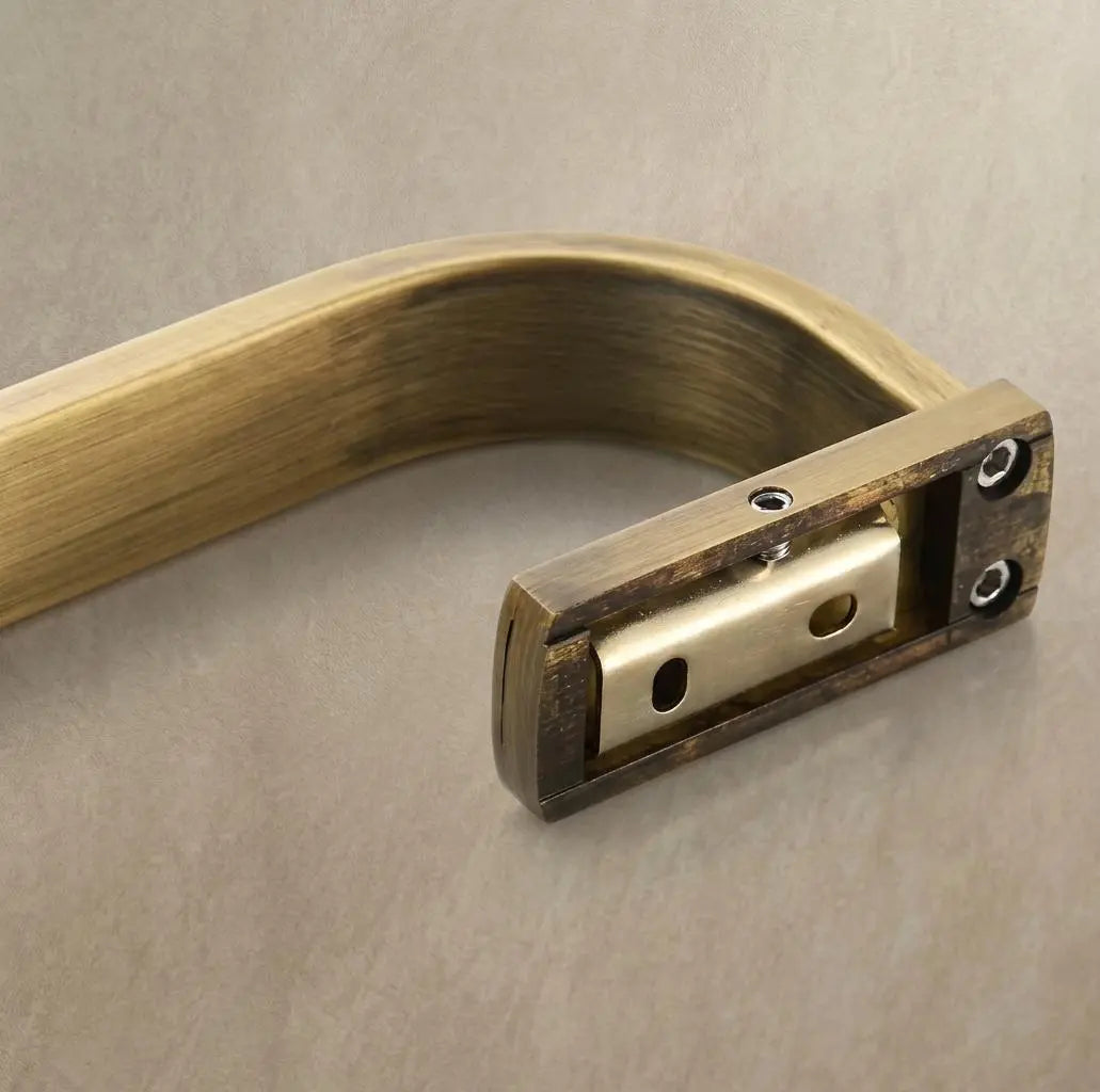 Grande barre porte-serviette - Laiton brossé MaisonBrass