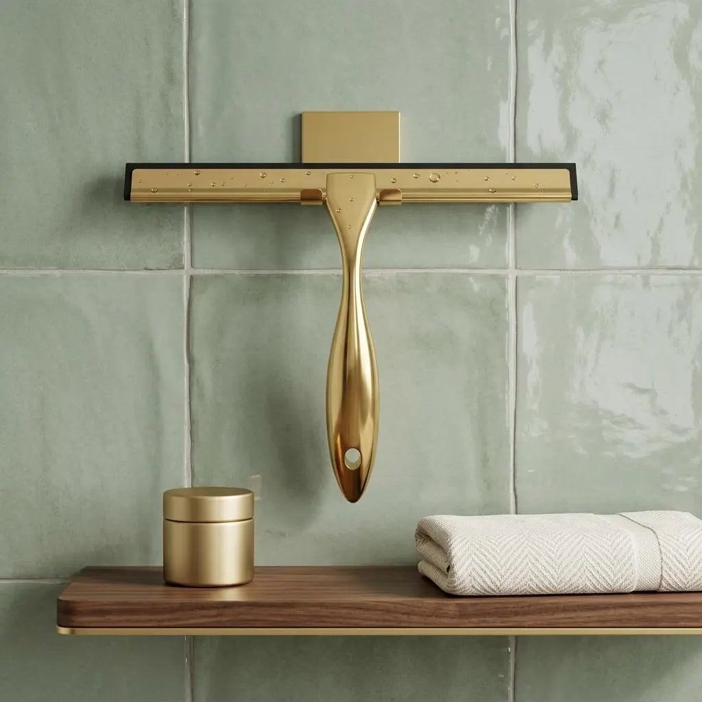 Callisto — Raclette de douche murale design en aluminium MaisonBrass