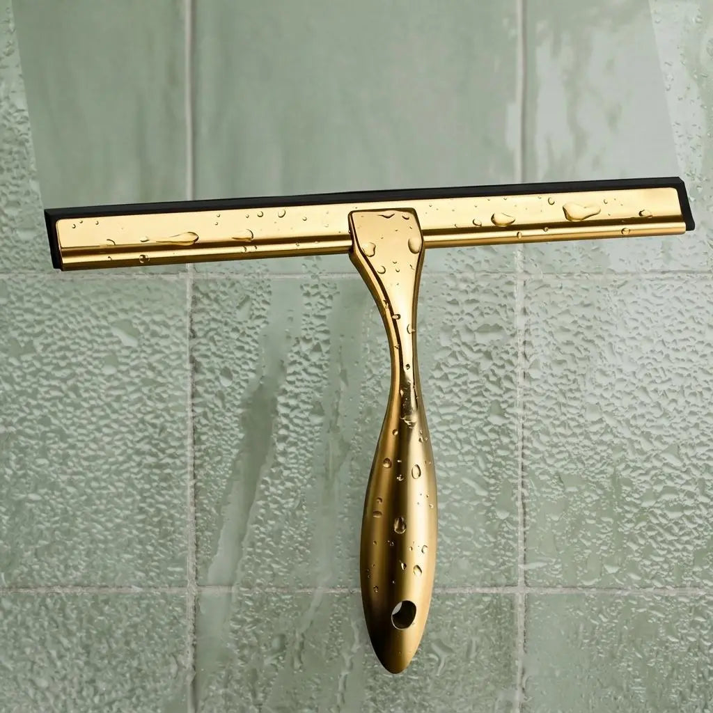 Callisto — Raclette de douche murale design en aluminium MaisonBrass