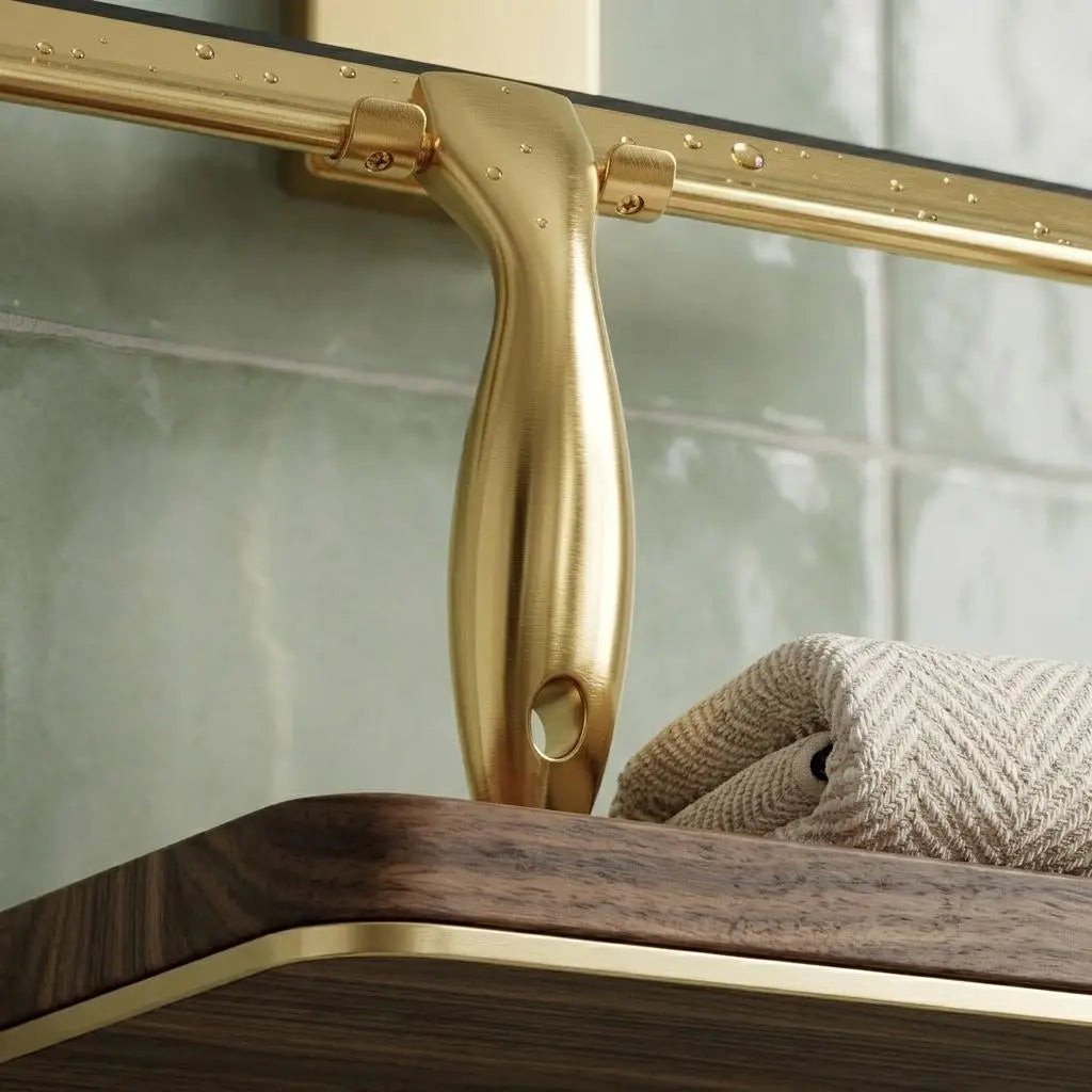 Callisto — Raclette de douche murale design en aluminium MaisonBrass