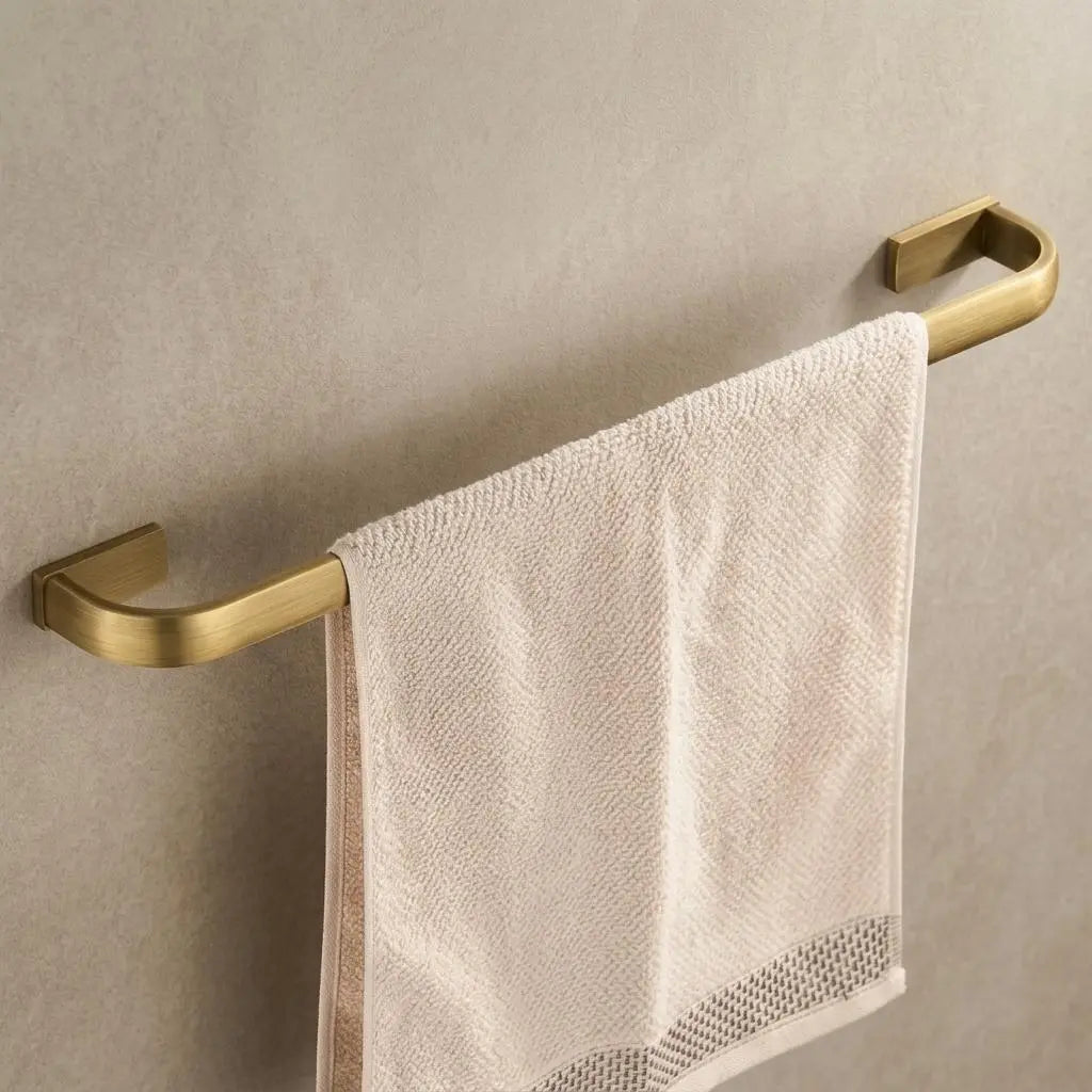 Grande barre porte-serviette - Laiton brossé MaisonBrass