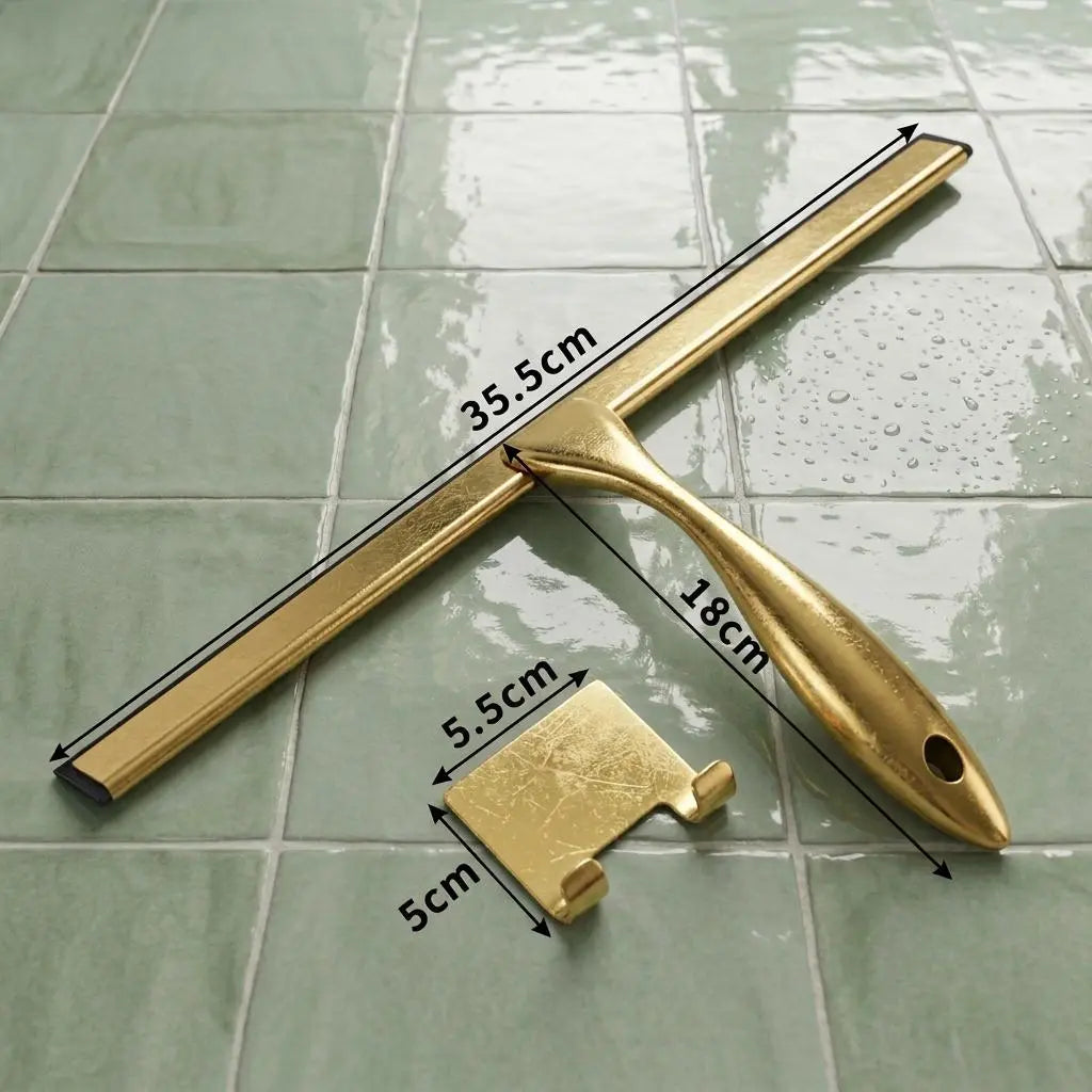 Callisto — Raclette de douche murale design en aluminium MaisonBrass