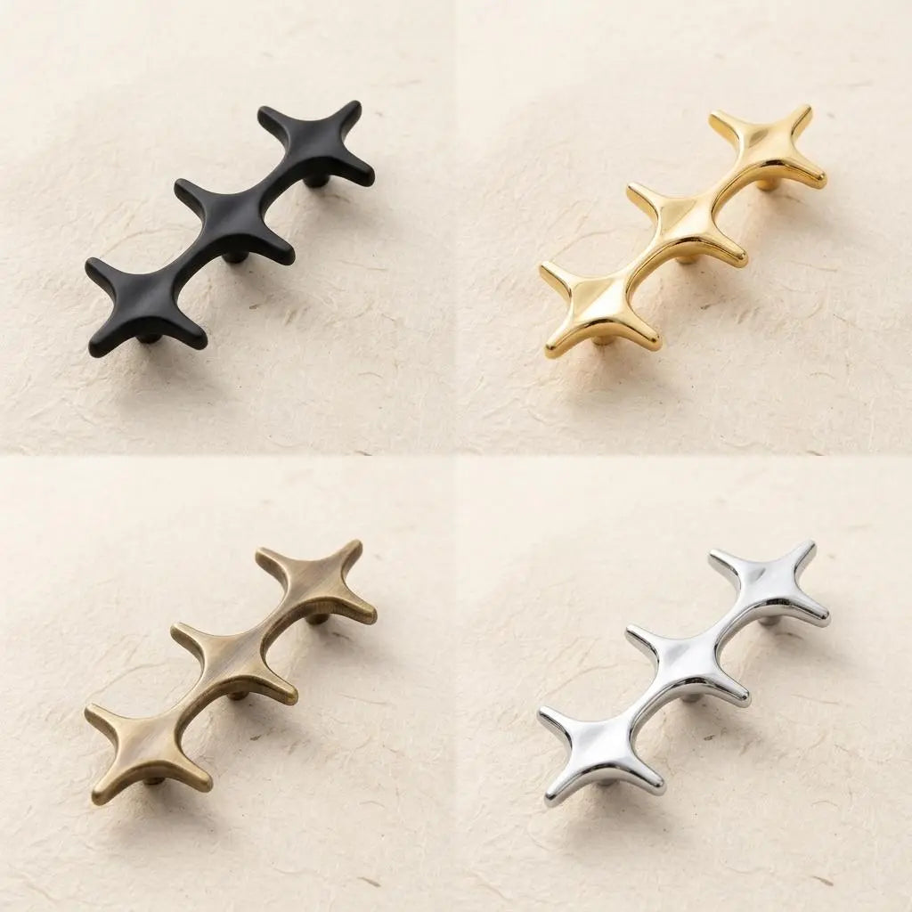 Mercure — Poignée stellaire en laiton massif MaisonBrass