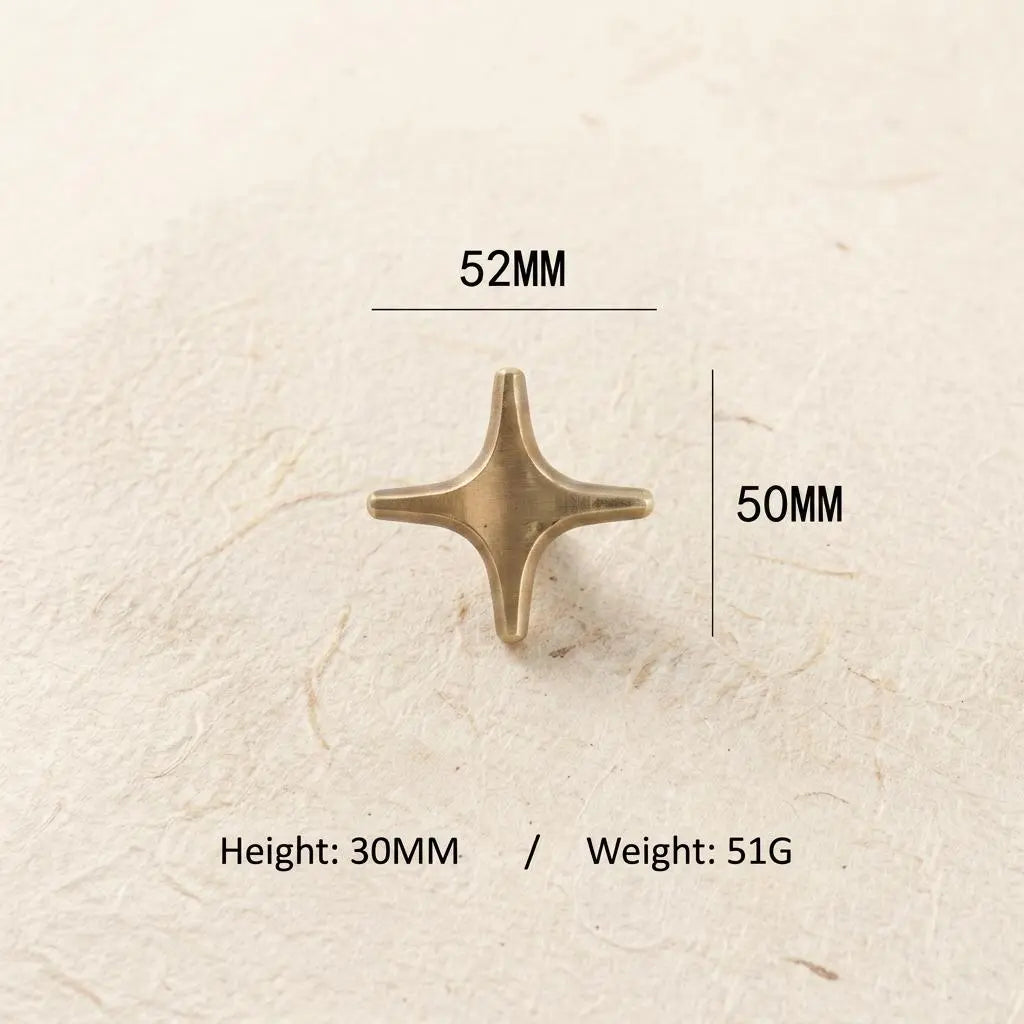 Mercure — Poignée stellaire en laiton massif MaisonBrass