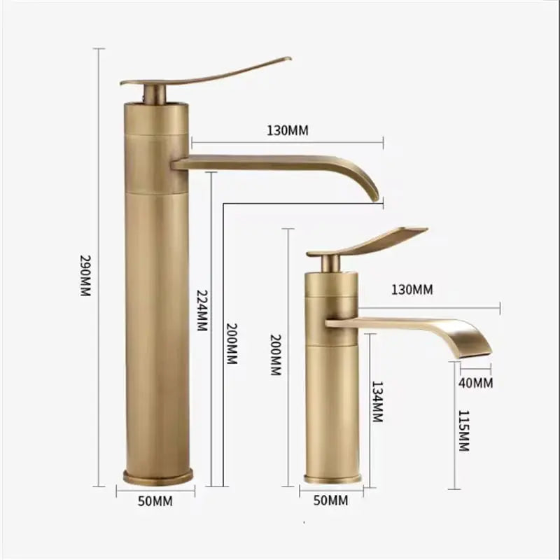 Robinet Cascade en Laiton Brossé MaisonBrass