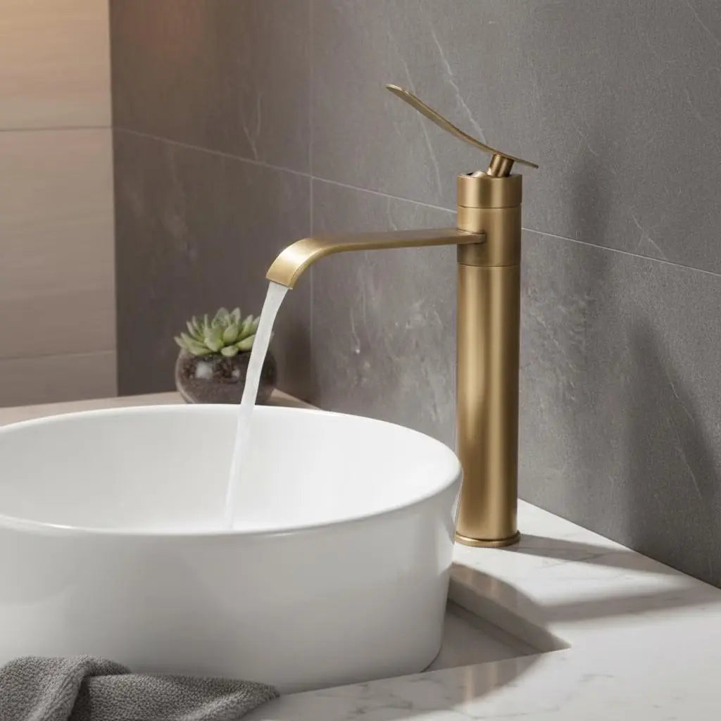 Robinet Cascade en Laiton Brossé MaisonBrass