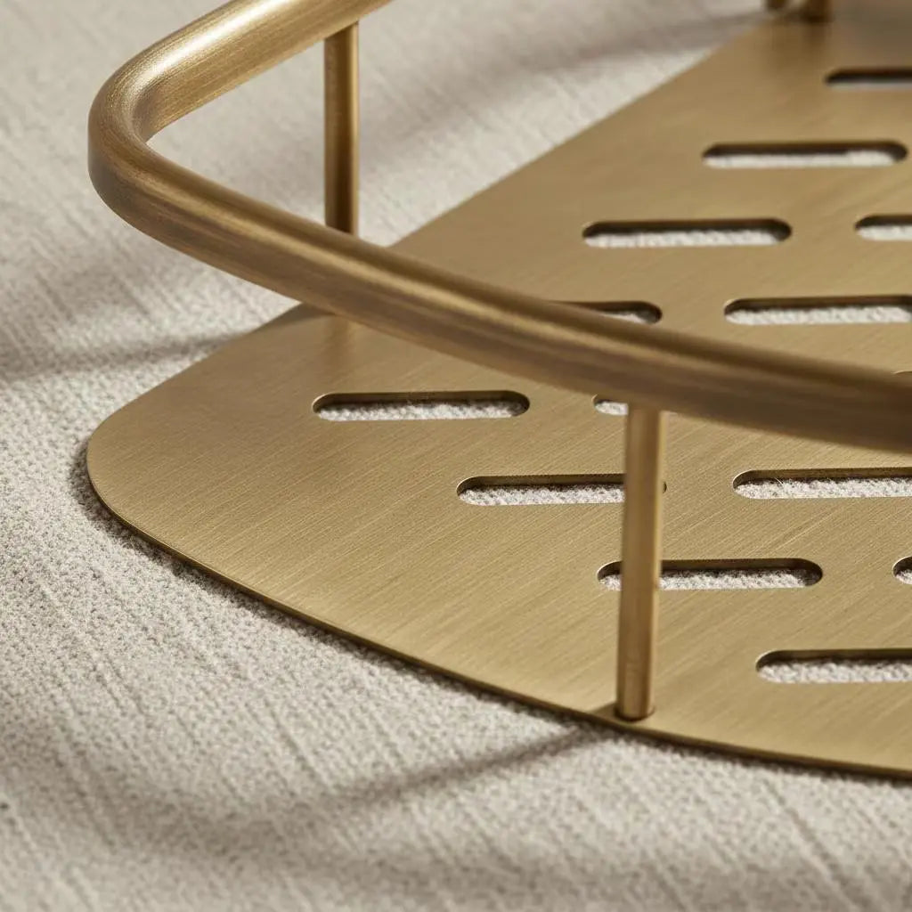 Étagère de douche - Laiton brossé MaisonBrass