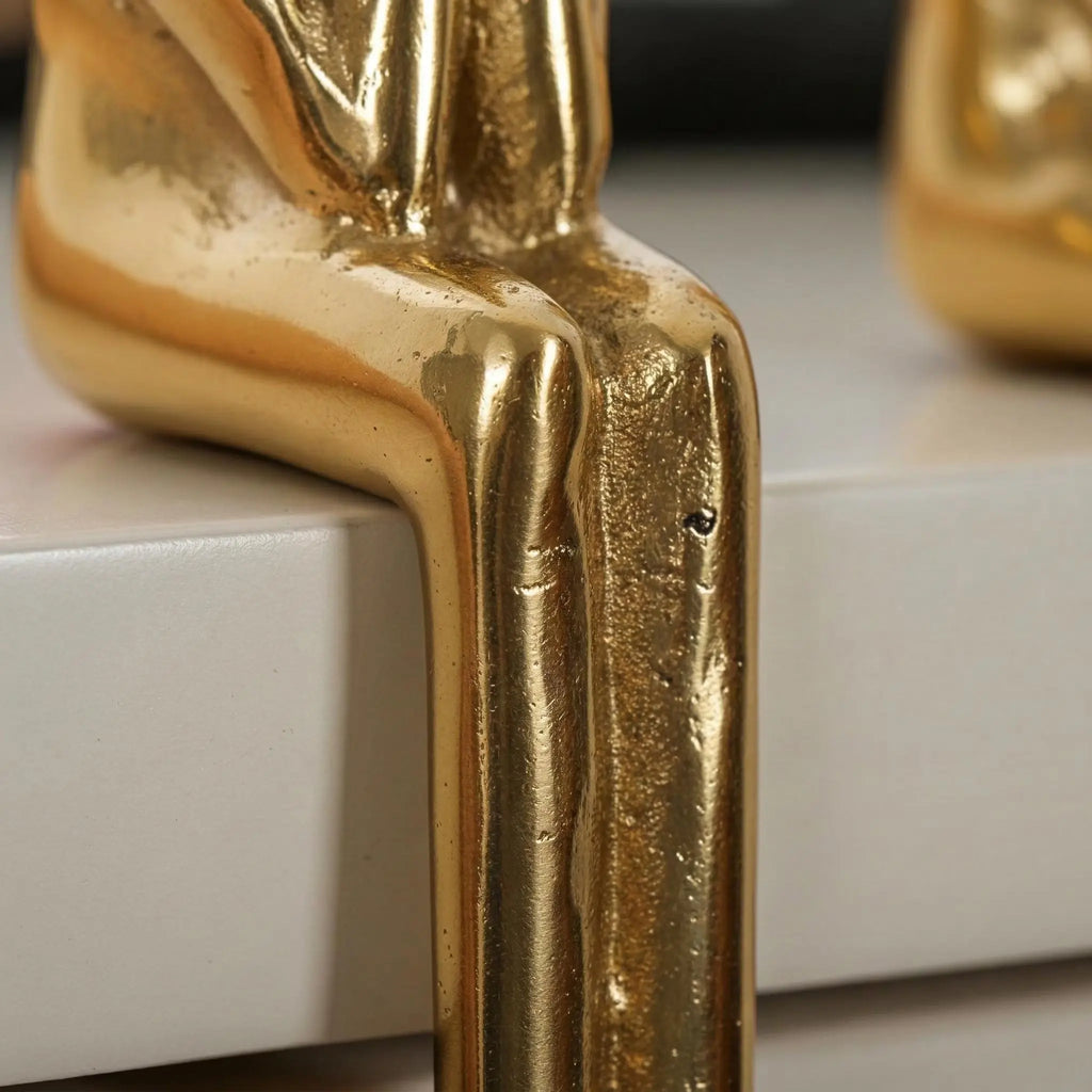 Thinker — Poignée sculpturale "Le Penseur" en laiton MaisonBrass
