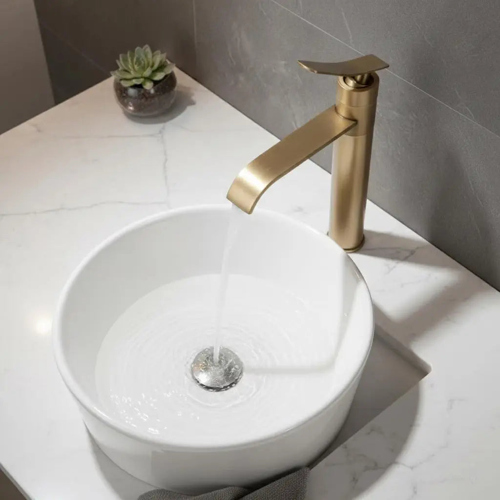 Robinet Cascade en Laiton Brossé MaisonBrass