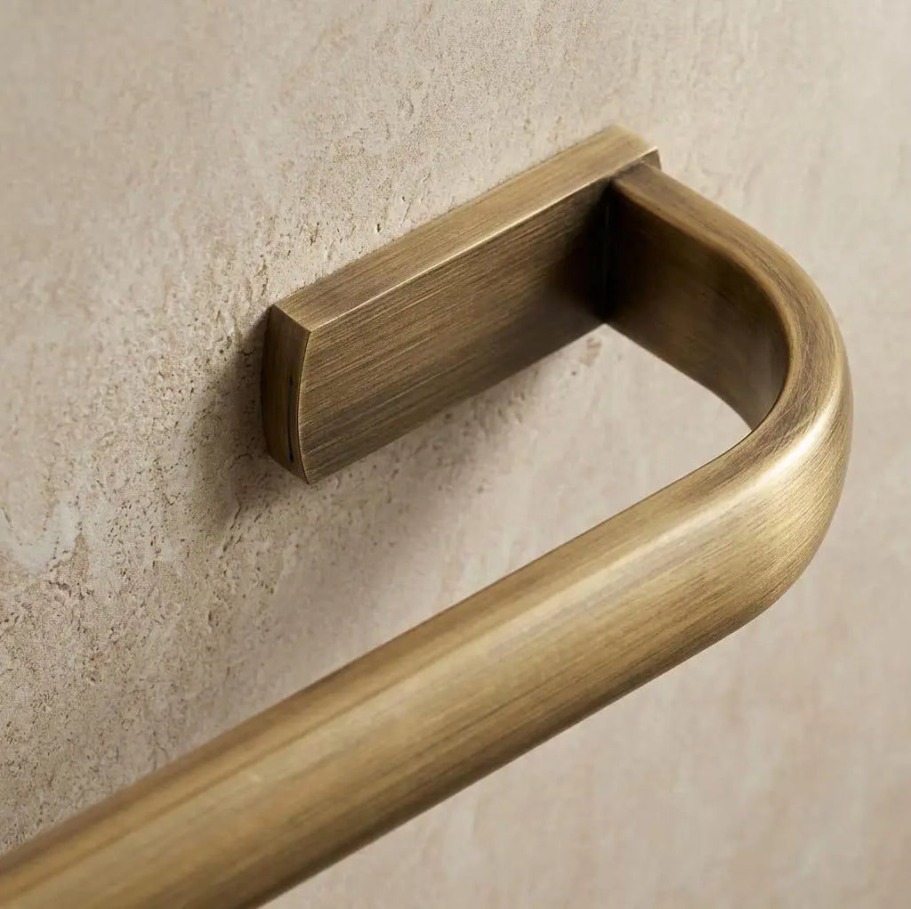 Grande barre porte-serviette - Laiton brossé MaisonBrass