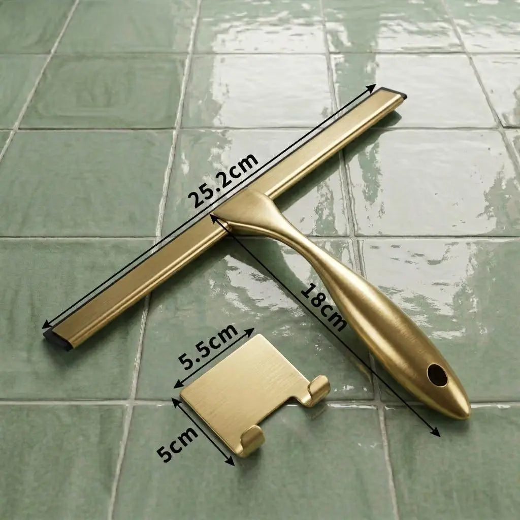 Callisto — Raclette de douche murale design en aluminium MaisonBrass