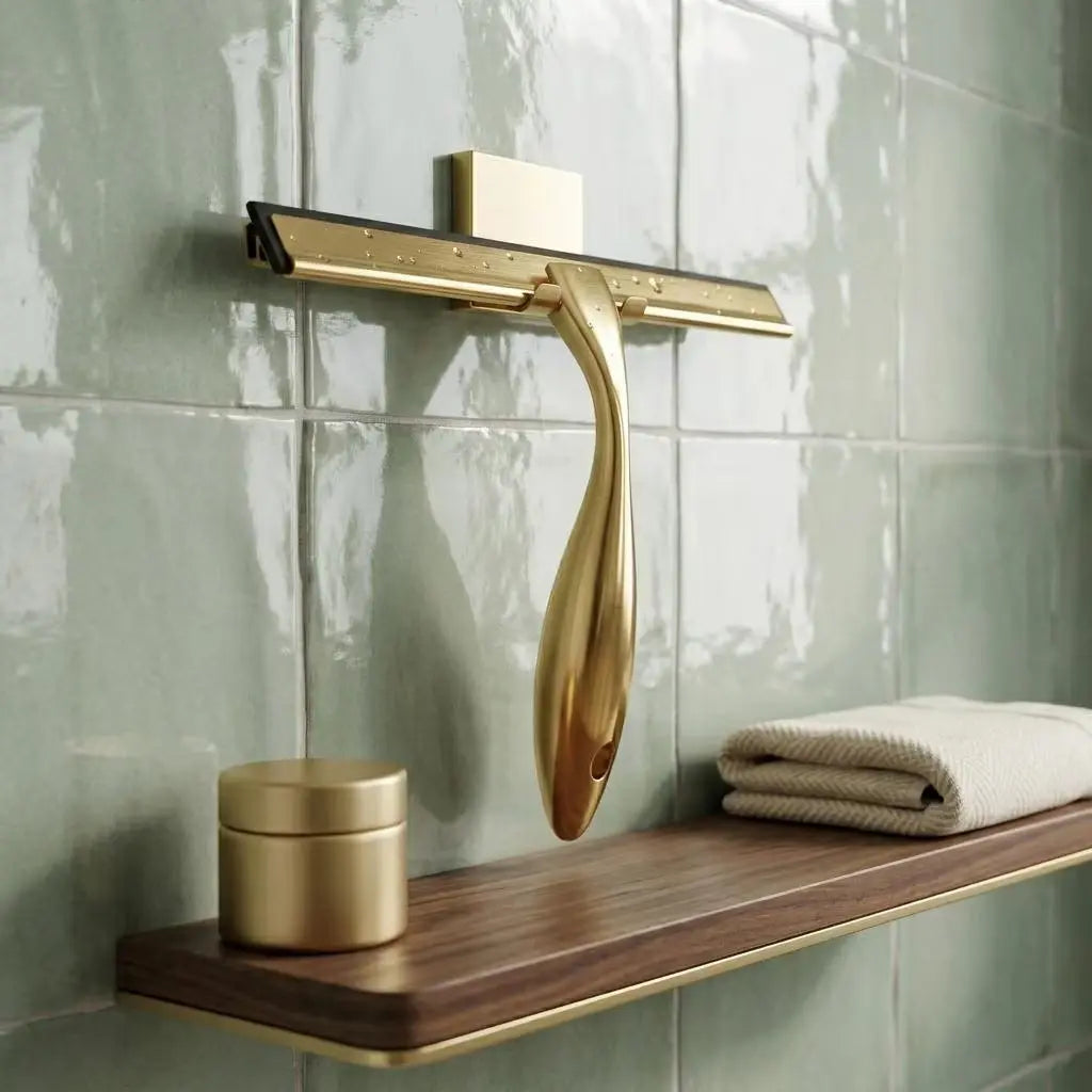 Callisto — Raclette de douche murale design en aluminium MaisonBrass