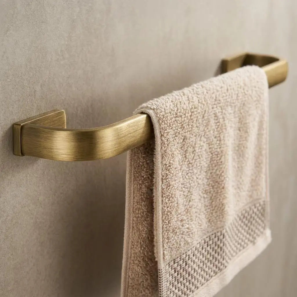 Grande barre porte-serviette - Laiton brossé MaisonBrass