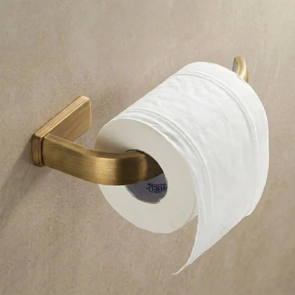 Porte-papier toilette mural - Laiton brossé MaisonBrass