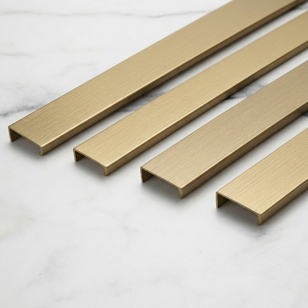 Poignée profilé plat en aluminium MaisonBrass